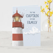 家族の灯台 - 父の日 カード (黄色い花)