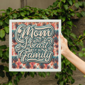家族の熱帯のハートのママ ポスター
