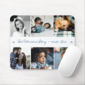 家族の物語6フォトコラージュモダンカスタム文字 マウスパッド (マウス)