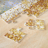 家族の猫の人気がある贈り物 ジグソーパズル (側面)