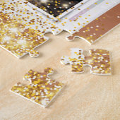 家族の猫の人気がある贈り物 ジグソーパズル (側面)