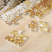 家族の猫の人気がある贈り物 ジグソーパズル (側面)