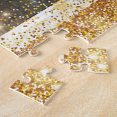 家族の猫の人気がある贈り物 ジグソーパズル (側面)