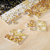 家族の猫の人気がある贈り物 ジグソーパズル (側面)