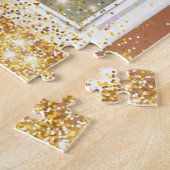 家族の猫の人気がある贈り物 ジグソーパズル (側面)