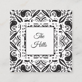 家族の白黒の通話カードエンクロージャ エンクロージャーカード