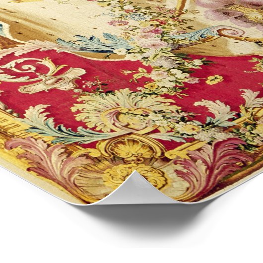 家族の紋章フランスの王室の ポスター (角)