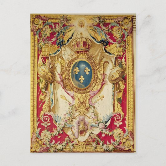 家族の紋章フランスの王室の ポストカード (正面)