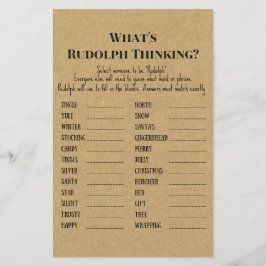 家族の素朴クリスマスパーティーゲーム印刷