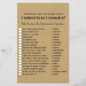 家族の素朴クリスマスパーティーゲーム印刷 (正面)