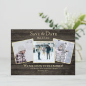 家族の素朴養子縁組の木写真の保存日 セーブザデート (スタンド正面)