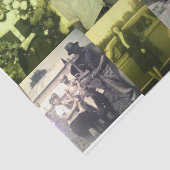 家族の絆の40年代の50年代の60年代家族のポートレート 薄葉紙 (詳細)