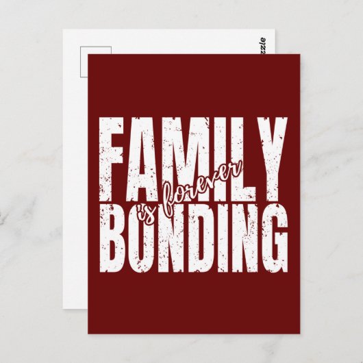 家族の絆は永遠 ポストカード (正面/裏面)