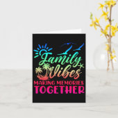 家族の絆 メモリーを作る 2025 家族再会 M カード (黄色い花)