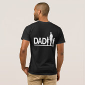 家族の絆 父と子供たち Tシャツ (裏面フル)