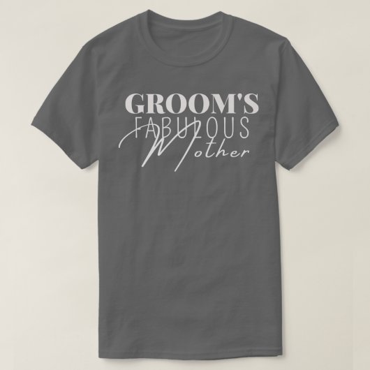 家族の結婚贈り物は素晴らしい母を育てる Tシャツ (デザイン正面)