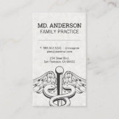 家族の練習 | 医療記号 名刺 (正面)