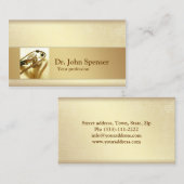 家族の練習 – 小児科医の名刺 名刺 (正面/裏面)