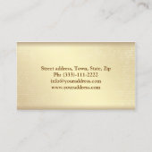 家族の練習 – 小児科医の名刺 名刺 (裏面)