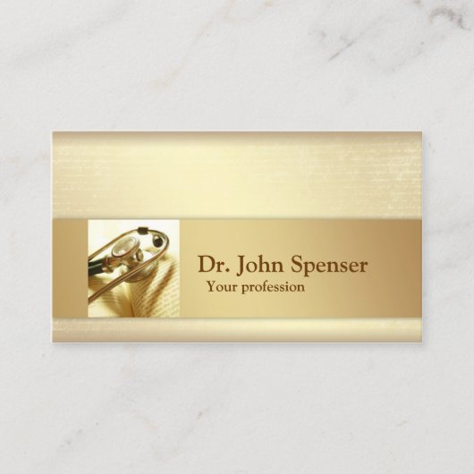 家族の練習 – 小児科医の名刺 名刺 (正面)