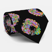 家族の美しい虹の羊 ネクタイ (ロール)