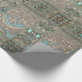 家族の聖母マリアの神聖な羊飼い ラッピングペーパー (角)