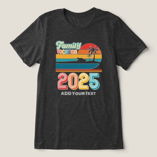 家族の職業パーソナライズされた トライブレンドＴシャツ (デザイン正面)