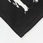 家族の自殺防止認識度ティール（緑がかった色）パープルリ フリースブランケット (角)