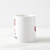 家族の自由を信じる コーヒーマグカップ (中央)