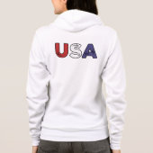 家族の自由を信じる パーカ (裏面)