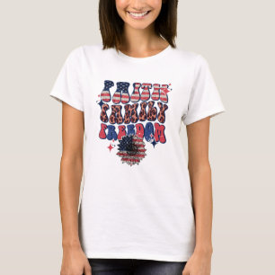 家族の自由を信じる Tシャツ