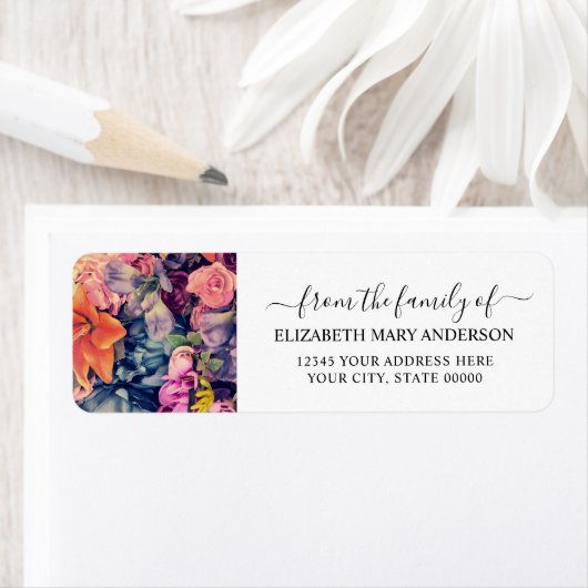 家族の葬儀記念ムーディーズフローラから ラベル (インサイチュ)