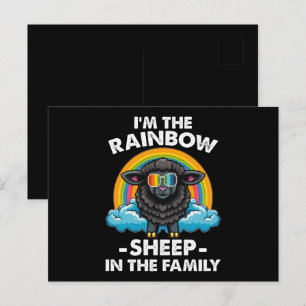 家族の虹の羊 Pride Month ポストカード