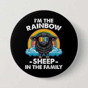 家族の虹の羊 Pride Month 缶バッジ