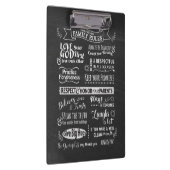 家族の規則 – キリスト教の価値観が一緒に住む クリップボード (右)