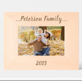 家族の親カスタムの木製写真枠 レーザー彫刻フレーム