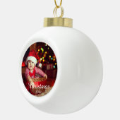 家族の記念カスタム写真 セラミックボールオーナメント (右)