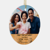 家族の記念品として最初の旅カスタム&写真2 セラミックオーナメント (右)