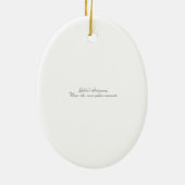 家族の記念日オーナメント セラミックオーナメント (裏面)