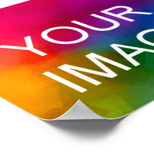 家族の記念日結婚写真の作成 ポスター (角)