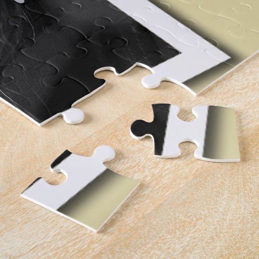 家族の記憶は4つのxのカスタムな写真クリームに挑戦します ジグソーパズル (側面)