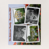 家族の記憶は4つのxのカスタムな写真チューリップに挑戦します ジグソーパズル (縦)