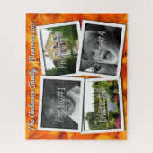 家族の記憶は4つのxのカスタムな写真ユリに挑戦します ジグソーパズル (縦)