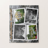 家族の記憶は4つのxのカスタムな写真石に挑戦します ジグソーパズル (縦)