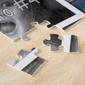 家族の記憶ガラスタイルの4つのxのカスタムな写真 ジグソーパズル (側面)