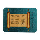 家族の誕生日のアラーム マグネット (横)