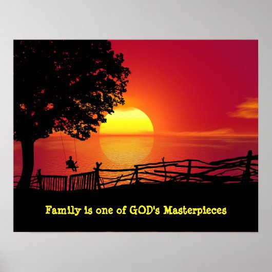 家族の賛辞 – 家族のポスターの愛 ポスター (正面)