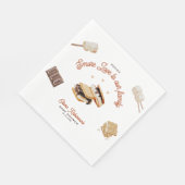 家族の赤ちゃんシャワーにもっと愛を追加 スタンダードランチョンナプキン (角)