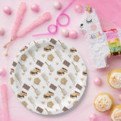 家族の赤ちゃんシャワーにもっと愛を追加 ペーパープレート (パーティー)