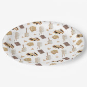 家族の赤ちゃんシャワーにもっと愛を追加 ペーパープレート (アングル)